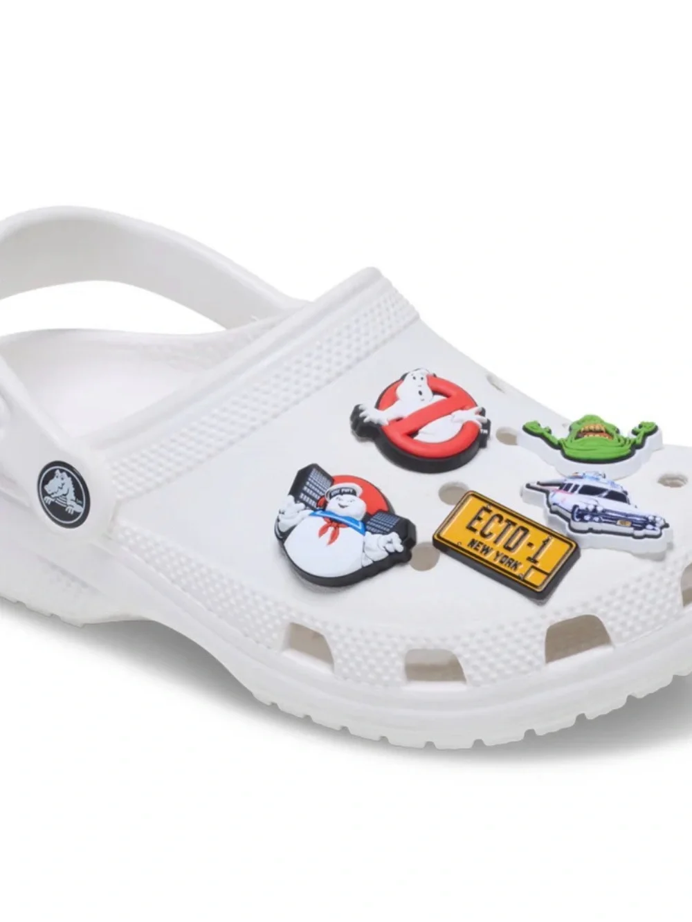 CROCS Ghostbusters Jibbitz Charm Set in Red, White, Green, Yellow, Blue